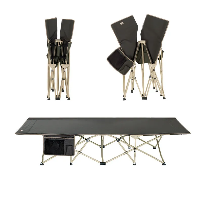 

Portable folding bed for outdoor camping and hiking - double-person folding bed. Modern new design folding bed.