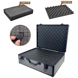 Toolbox portable aluminum suitcase equipment instrument protective large tool box large hard case organizer box metal briefcase