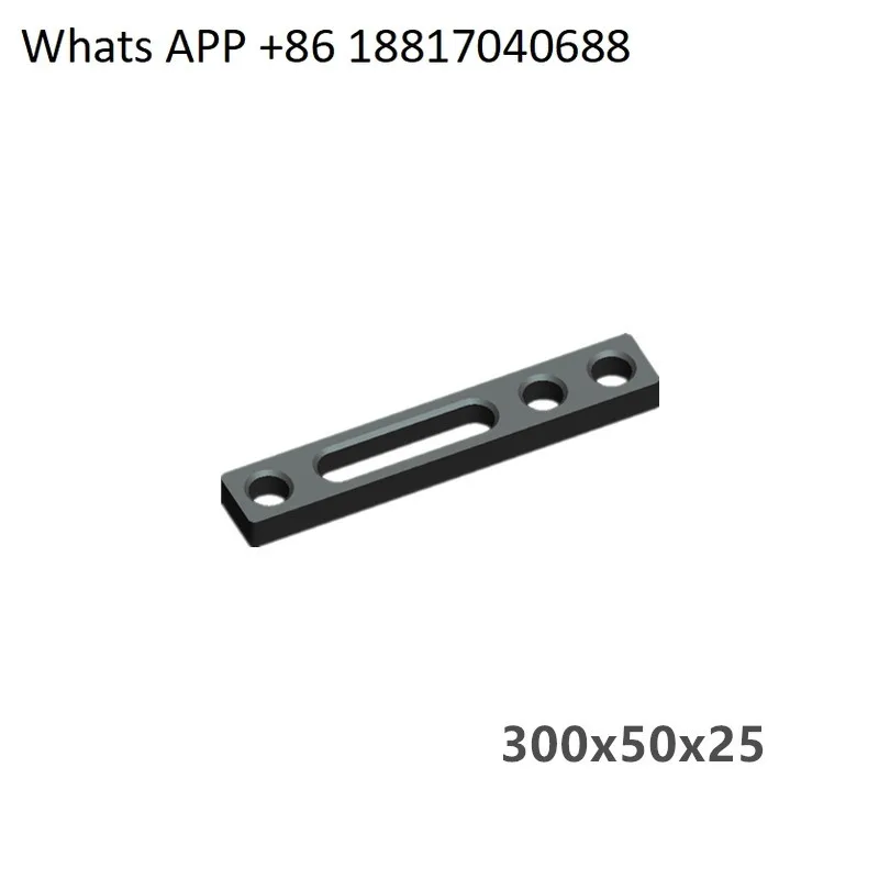 

3D гибкая сварочная платформа, линейка позиционирования 300x50x25, угол поддержки крепления, железная плоская линейка 500x75x25