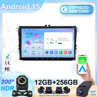 9inch Android Car Radio For VW Volkswagen Skoda Octavia Golf 5 6 Touran Passat B6 Polo Jetta GPS Navigation Multimedia Player