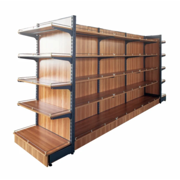 Custom.Customized Cheap Wooden Supermarket Shelf Metal Rack Display Shelves for Convenience Store