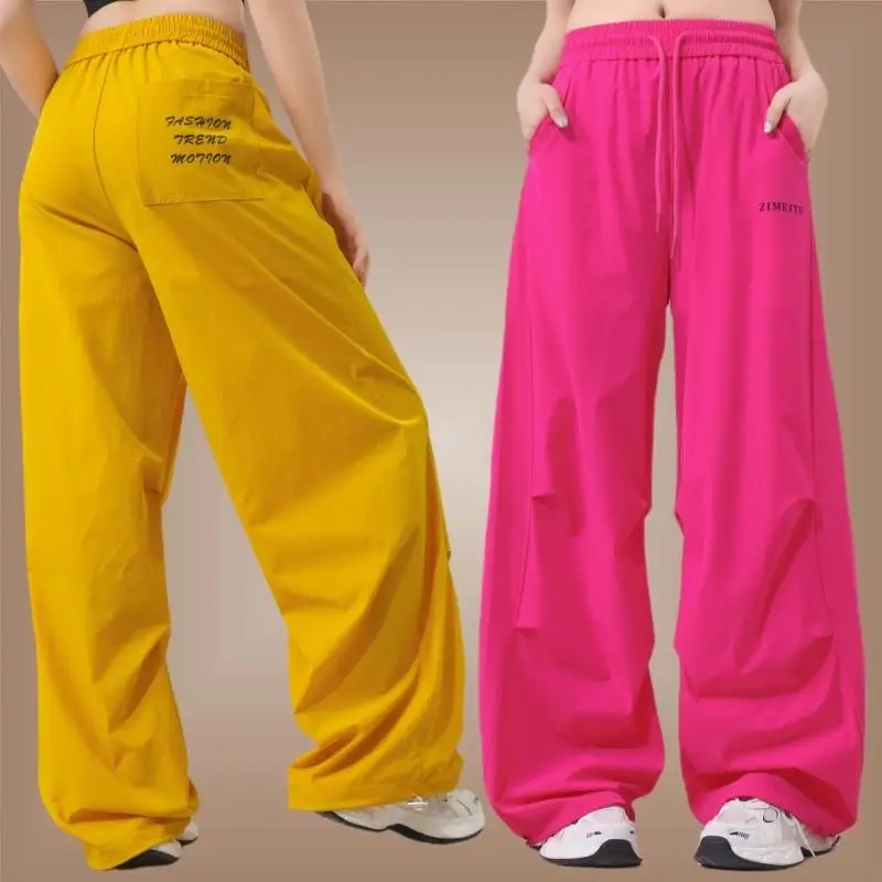 new-2026-square-dance-jazz-dance-pants-quick-dry-sport-shorts-women's-summer-thin-dance-umbrella-high-waist-long-pants