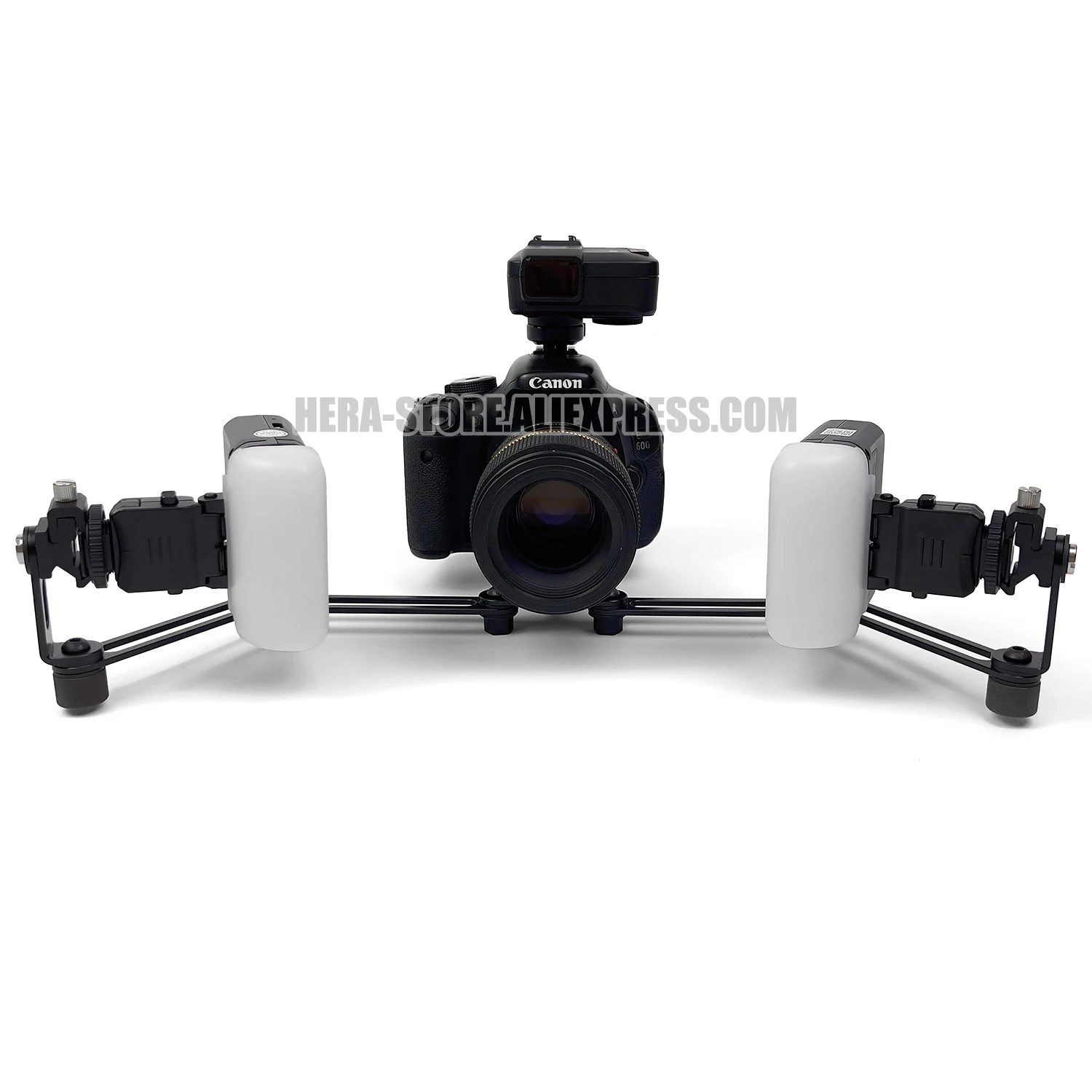 Godox MF12 Orale Makro-Fotohalterung, Doppelkopf-Kaltschuh-Blitzring für Zähne, ästhetisch, vollständiger Gebiss, maxillofacial-Fotografie – Detail 6
