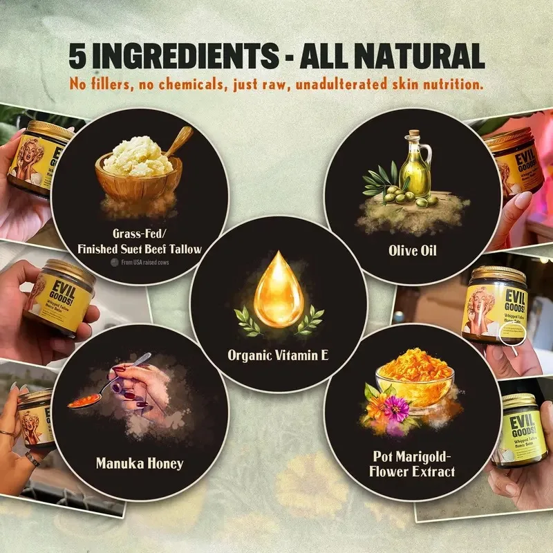 ครีมบำรุงผิวหน้าและผิวกาย สูตรน้ำผึ้งมานูก้าออร์แกนิค ผสมเนย ช่วยบำรุงผิวให้ชุ่มชื้น พร้อมบำรุงริมฝีปาก