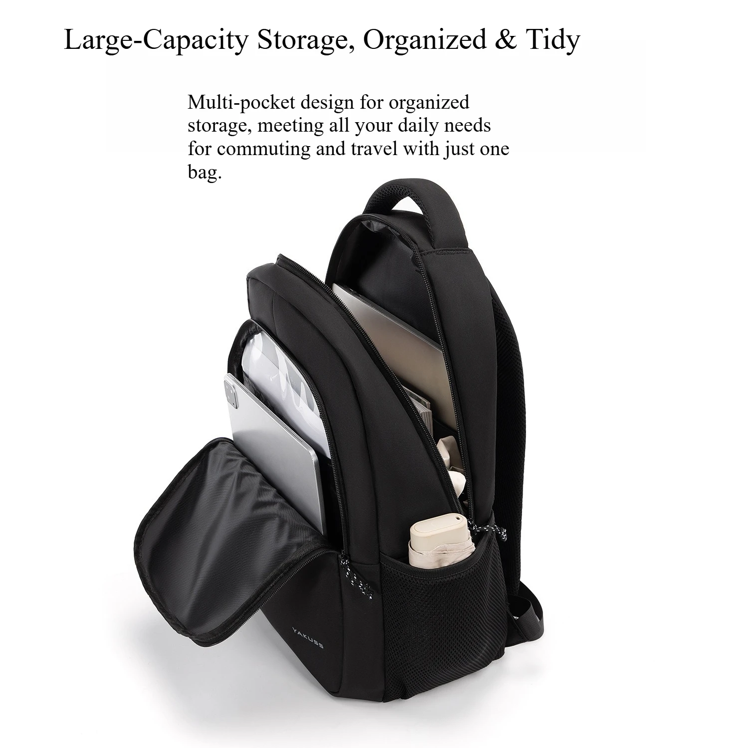 Yakuss Multi-Functional Backpack Large Capacity Lightweight Expandable 14