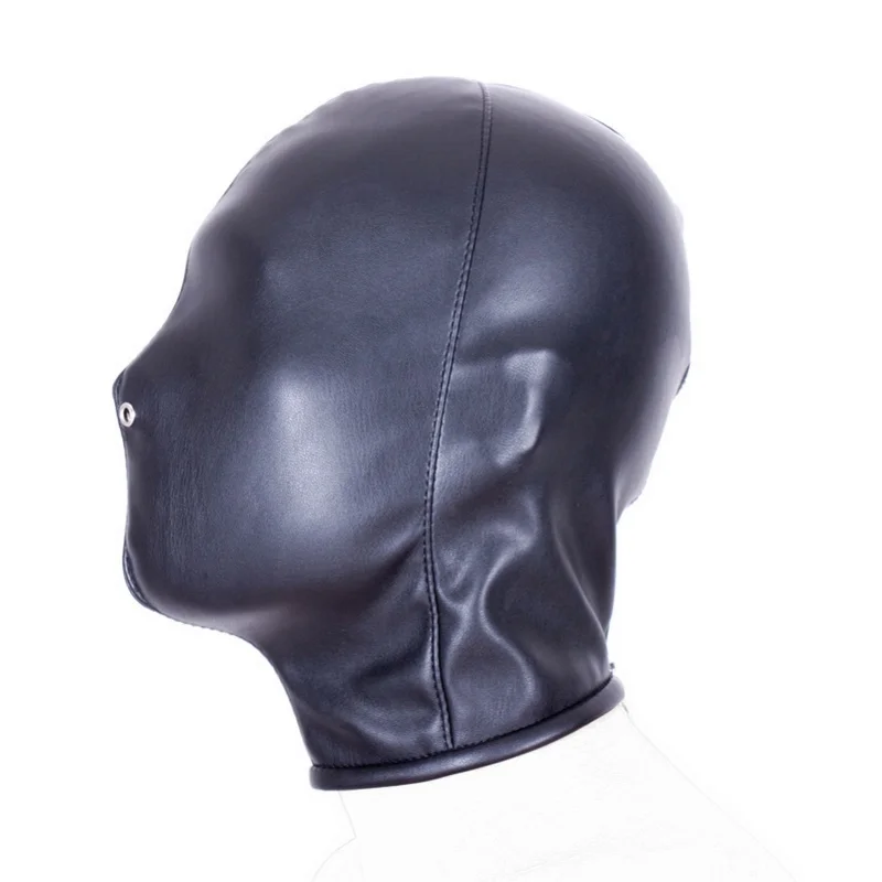 Unisex Full Face Leather Mask com Zipper, Cosplay Headwear, Acessórios Sexy, Dia das Bruxas, Engraçado, Festa, Jogos, Homem, Mulheres