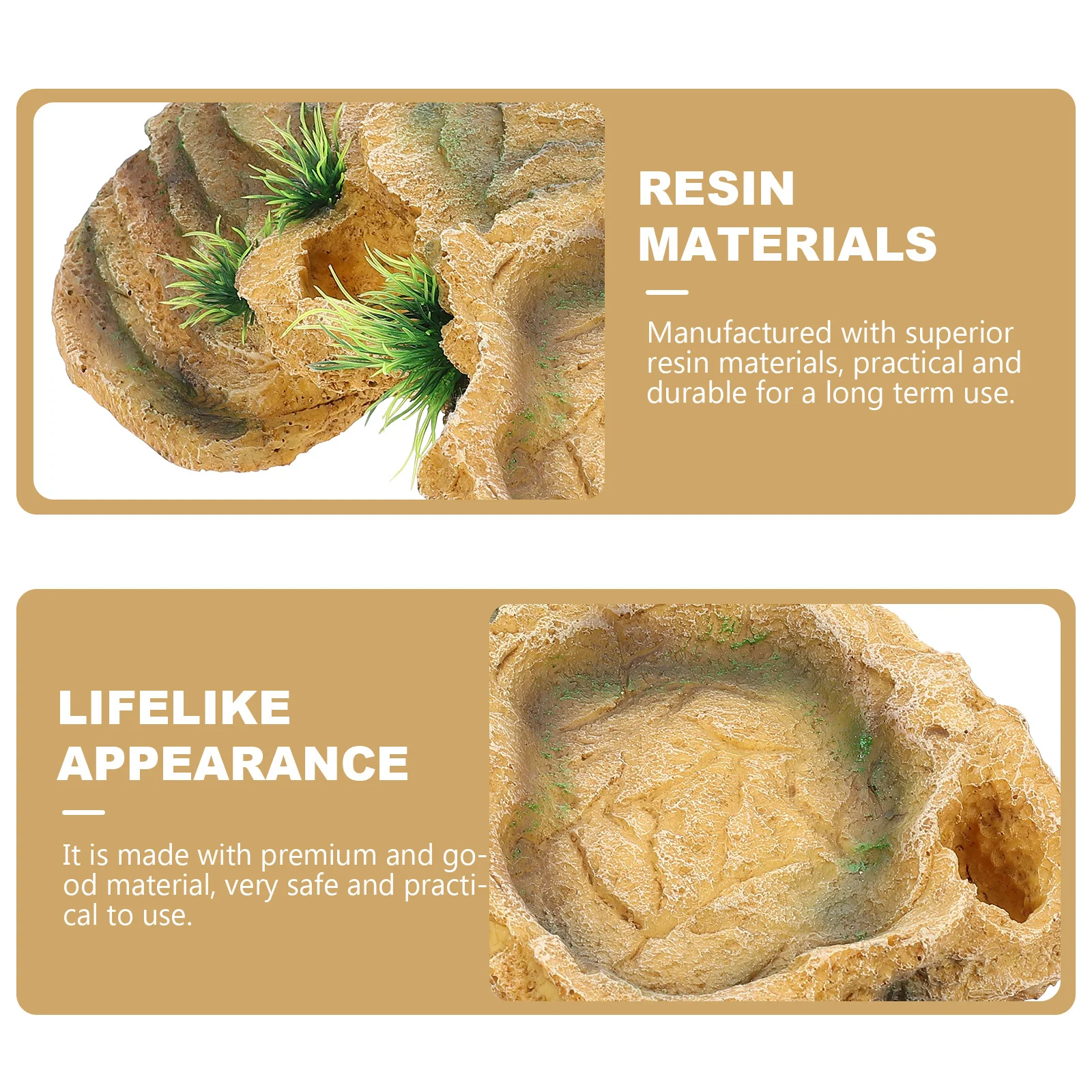 

Premium Resin Basking Platform For Turtle Habitat Tortoise Accessories Reptile Hiding Cave Climbing Tank Ornament Durable Safe