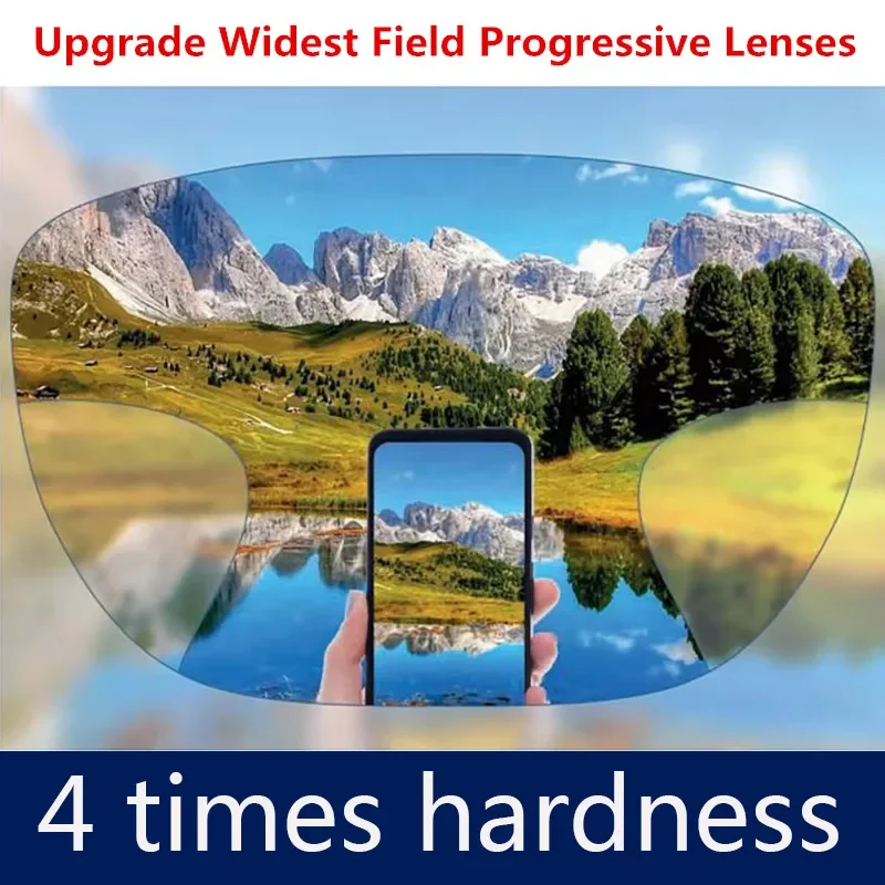 1.61 1.67 1.74 Widest Field of View Progressive Multi-focal Lenses Digital Free Form Myopia Prescription Lenses Optical Glasses