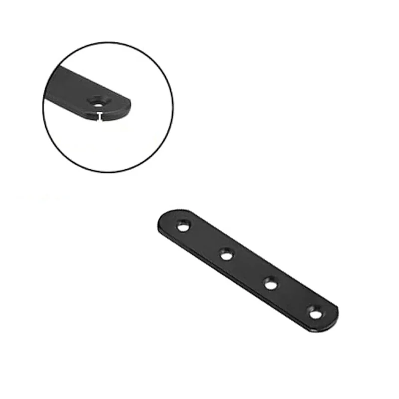 【Today-Only!】20Pcs Straight Brackets 4 Inch Straight Brace Flat Mending Plates, Repair Fixing Joining Brackets For Wood Furnitur