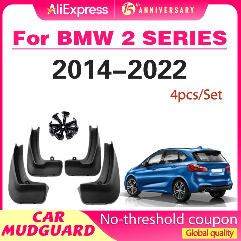 

Mudguard For BMW 2 Series F45 F46 Gran Active Tourer 2014-2022 Front Rear Mudflaps Splash Guard Mud Flaps Fender 2015 2016 2017