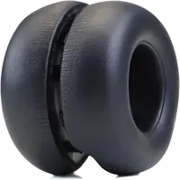 Almohadillas de repuesto para auriculares inalámbricos, color negro suave, de cuero proteico, para JBL Club 700BT 950NC 900, 1 par