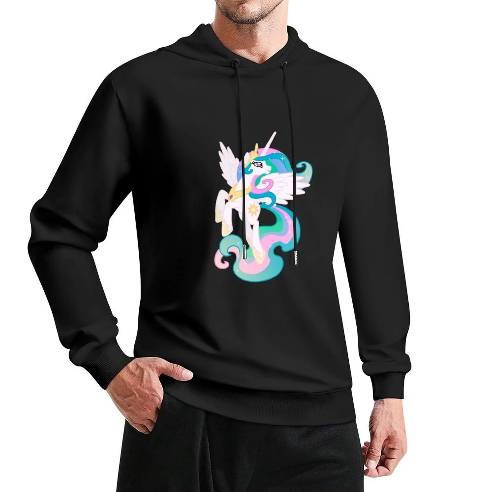 

Princess Celestia Pullover Hoodie streetwear men hoodie