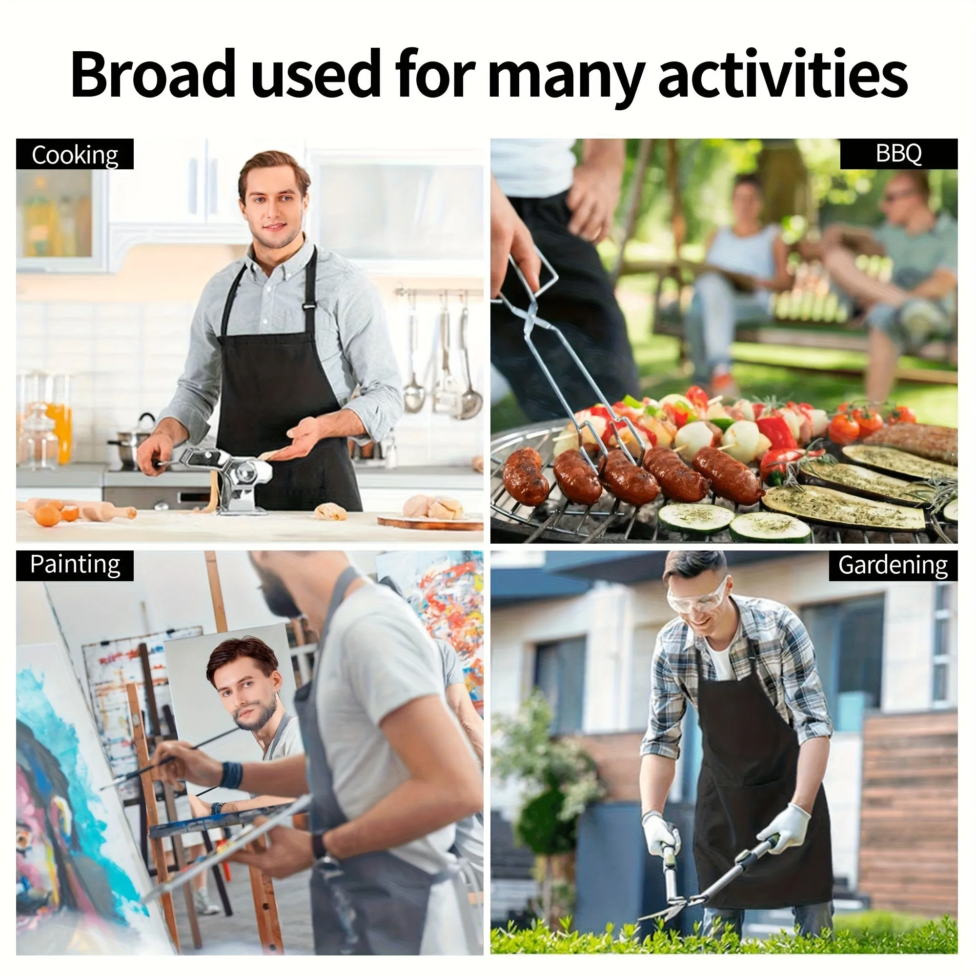 Waterproof Polyester Kitchen Apron Shorts, Fun Gag Gift