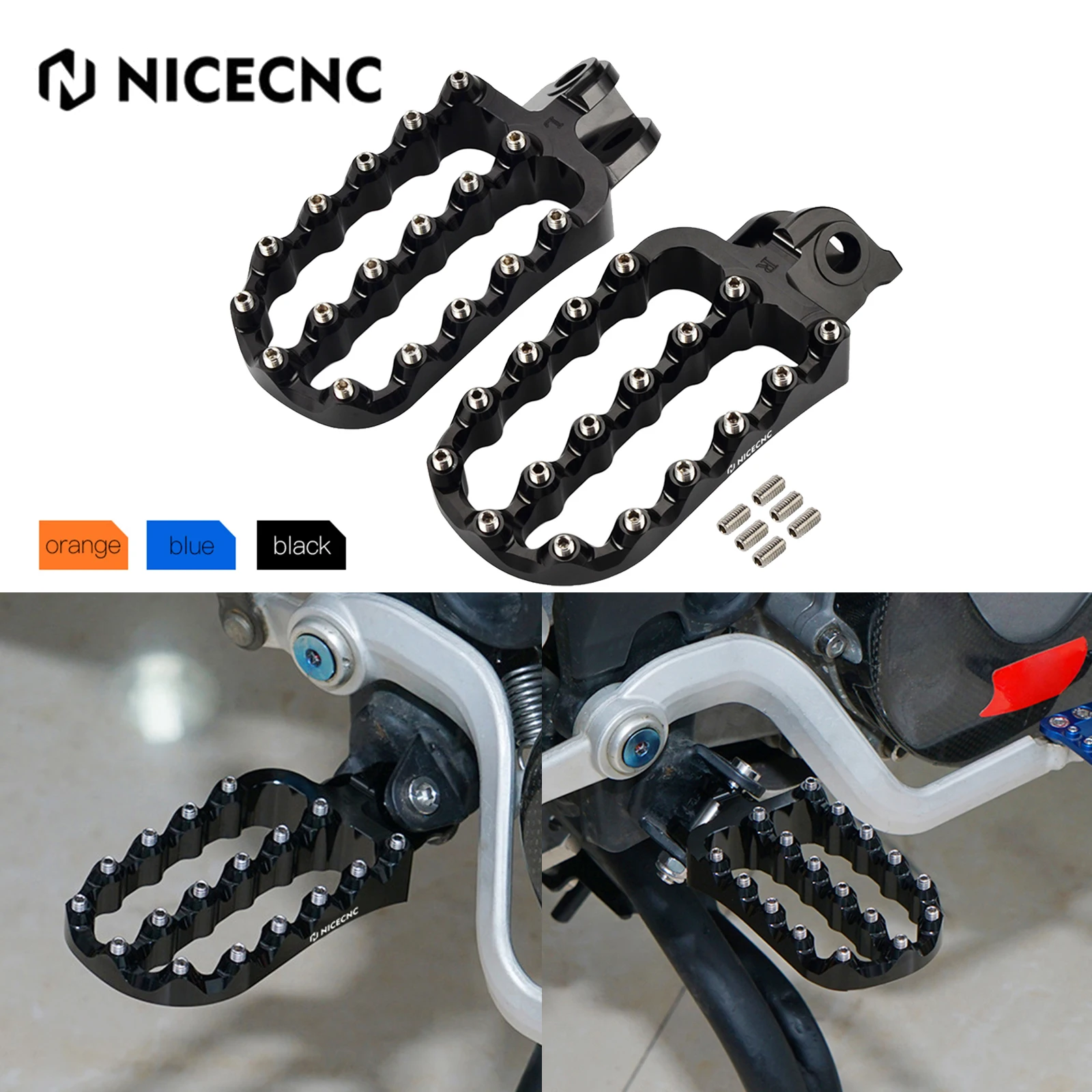 

Footrest Footpegs Foot Pegs Pedal For KTM 950 990 1050 1190 Adventure 990 SMT SMR 1290 Super Adventure R/S/T 690 Enduro R SMC R