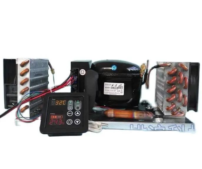 موجة التفريغ BD35A وحدة صغيرة الهواء البارد المتكاملة الجمعية 12V24V48V بدء التشغيل التبريد وحدة تكييف الهواء الصغيرة