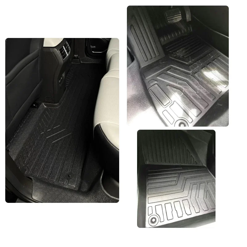 TPE Car Foot Mats For Chery eQ7 2023 2024 2025 5seat Dirt-resistant Pads Foot Carpets Floor Covers Set Auto Interior Accessories