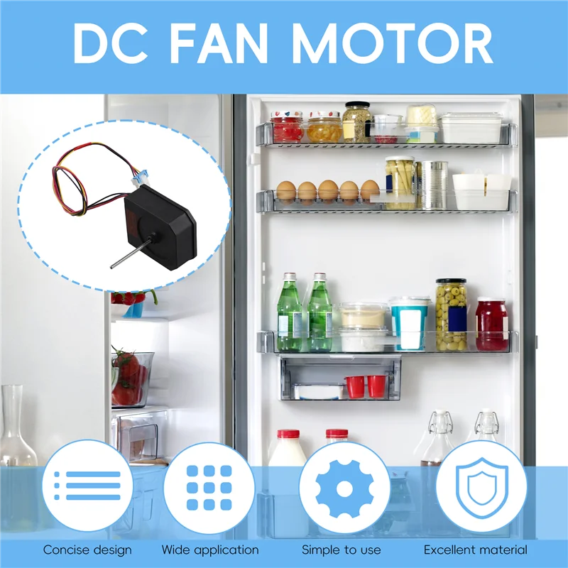 BBNV-для холодильника, складная дверь, морозильная камера, двигатель вентилятора постоянного тока RDD056X22 EAU63103002, детали