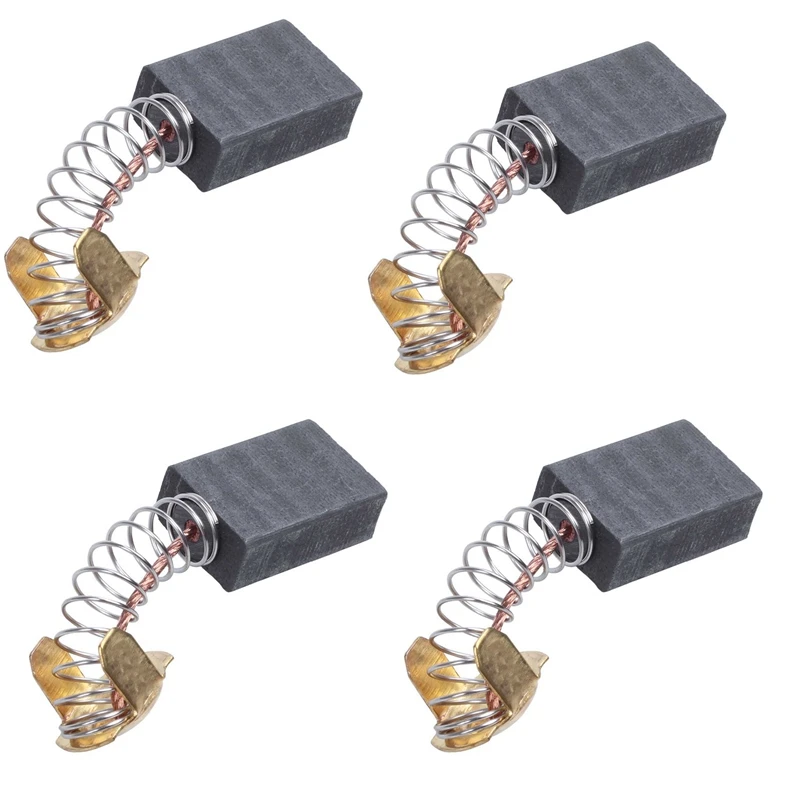 50 Pcs 17×13×7Mm Power Tool Motor Carbon Brush 999038 For Hitachi Black+Gold+Silver