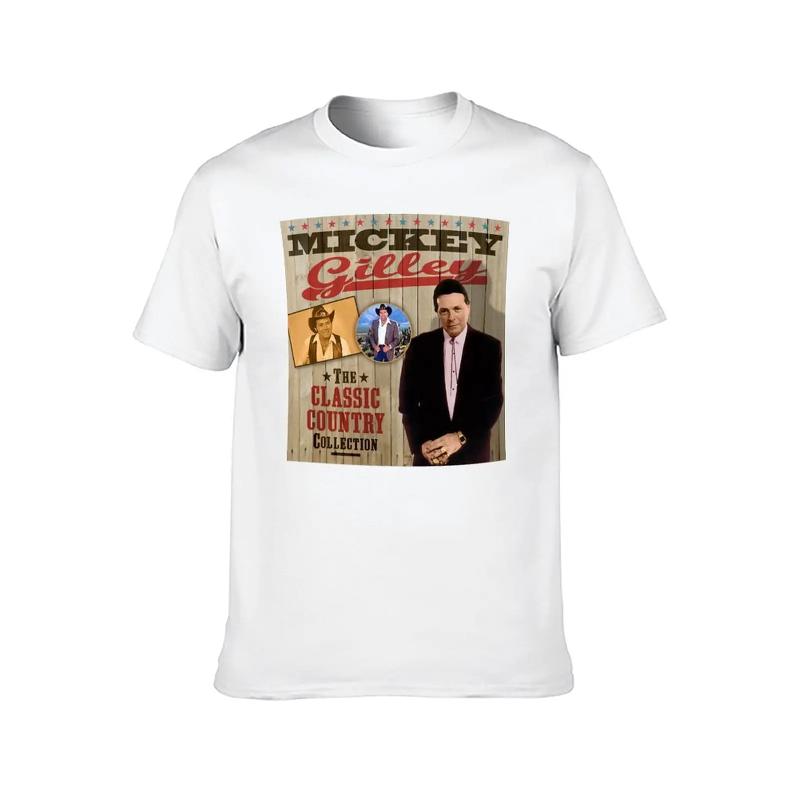 Mickey Gilley - The Classic Country Collection T-Shirt customs vintage t shirts cotton graphic tees black t-shirts for men