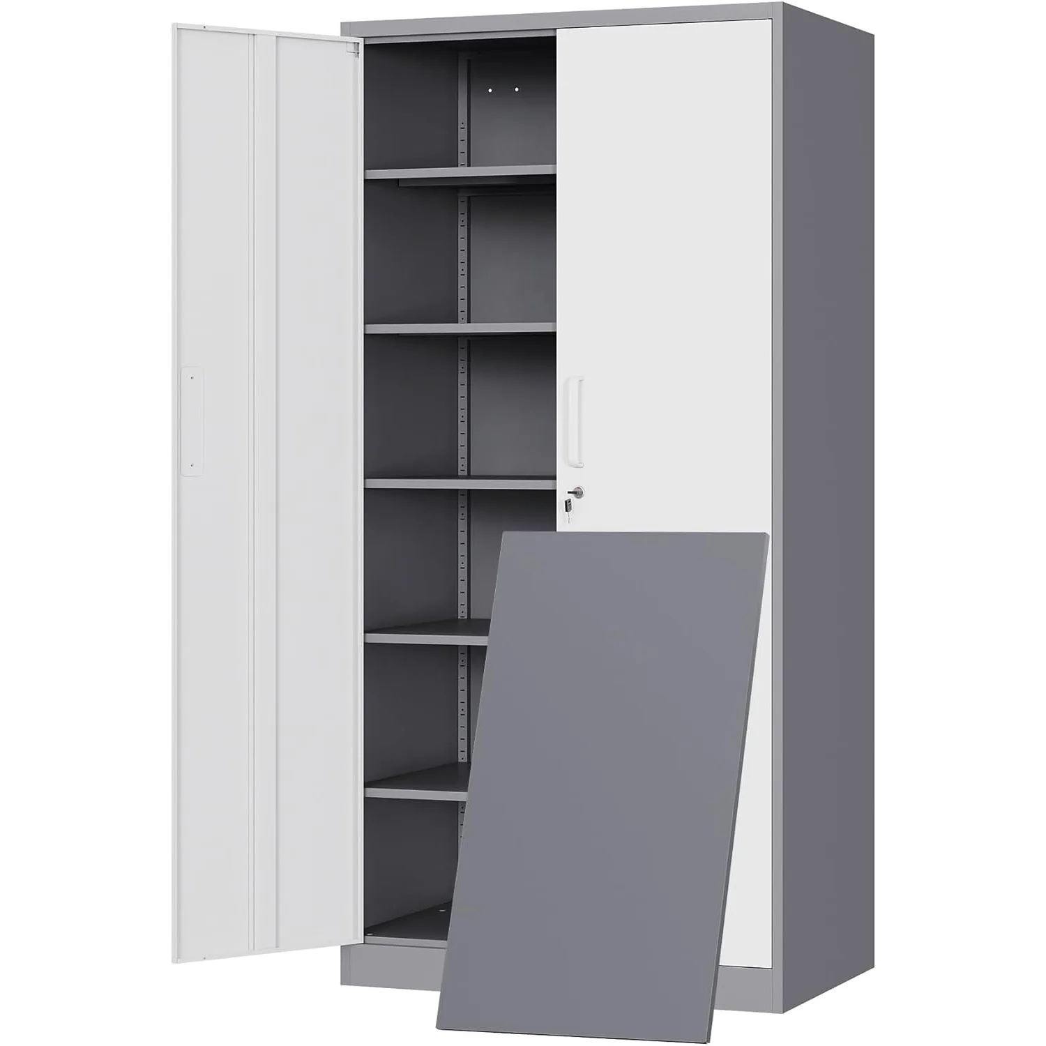 Metal Storage Cabinet with Lock - 72