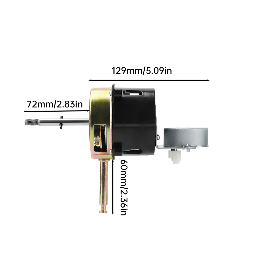 DC9-28V Bürstenloser Motor 28W 1450 U/min Schwenkkopf-Lüftermotor Geräuscharm Doppellager Tischventilator Wandmontierter Lüftermotor – Detail 30