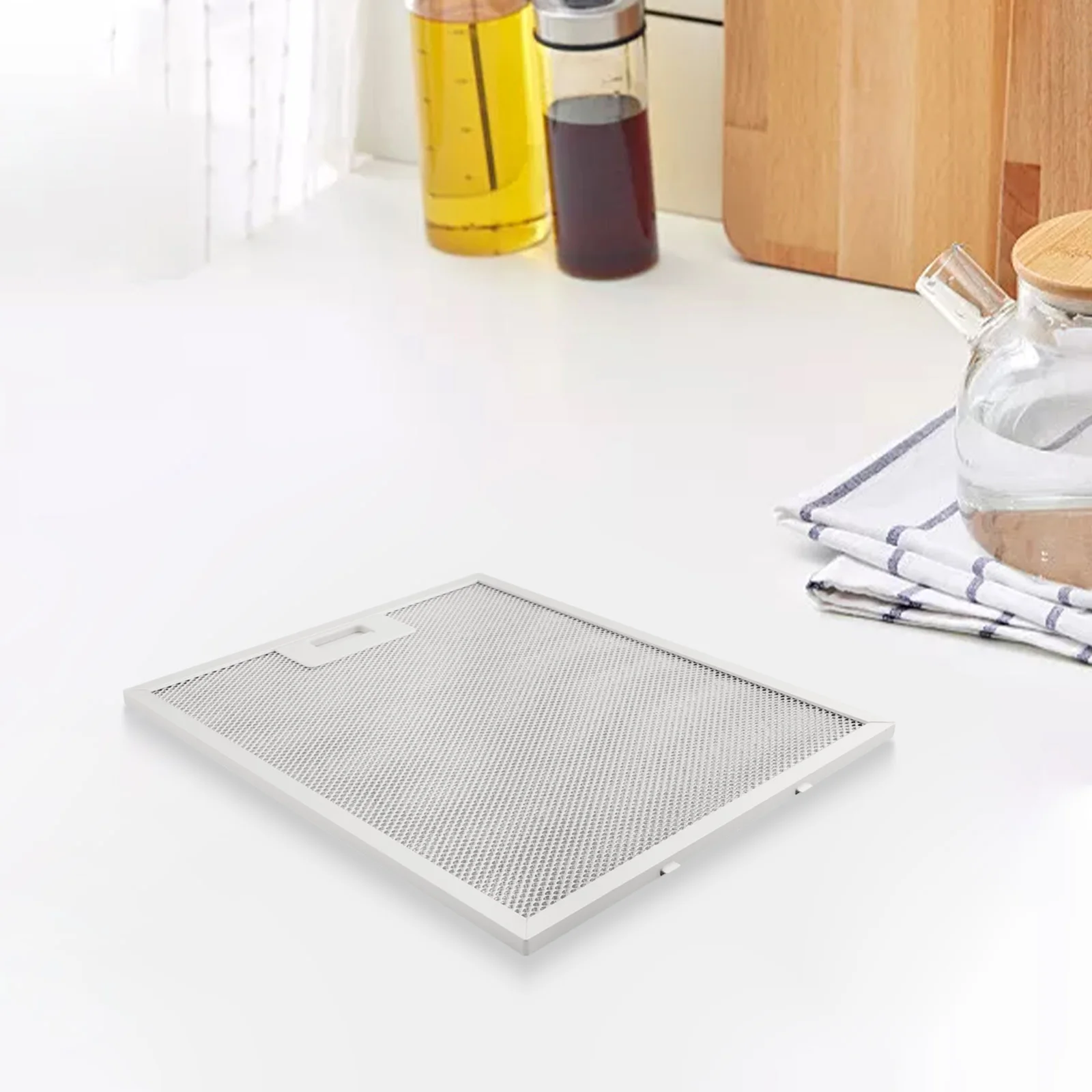 Aluminum Filters Cooker Hood Filter 5 Layers Of Grease Filtration Air Circulation Compatible With Leading Brands Mesh Filter