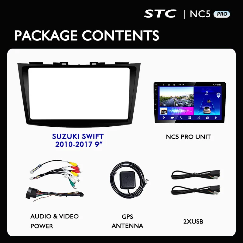 Car  for SUZUKI SWIFT 2010-2017 Car DVD Player Automotive Gps Tracking Device Touch Screen Android 10 GPS Navigation