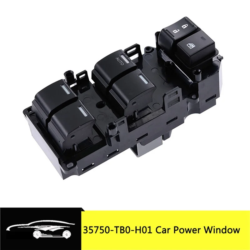 35750-TB0-H01 Left Side Auto Electric Power Window Control Switch for Honda Accord EX LX 2008 -2012 35750TB0H01