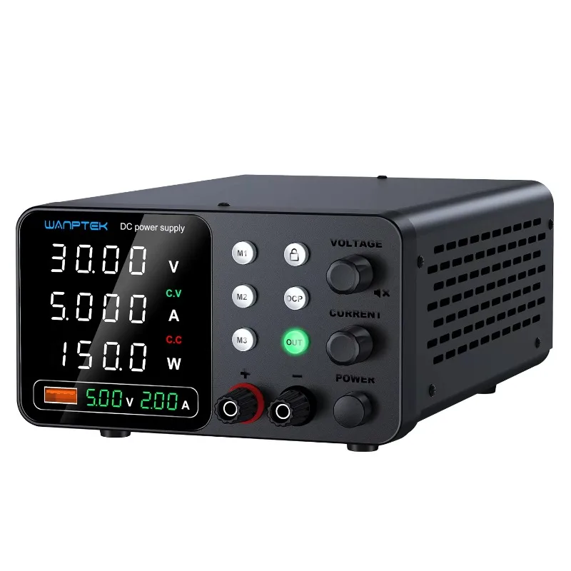 

Tps-c305 DC Power Supply 30V5A Three Group Storage One Key Lock Battery Charging Aging test Compact Size