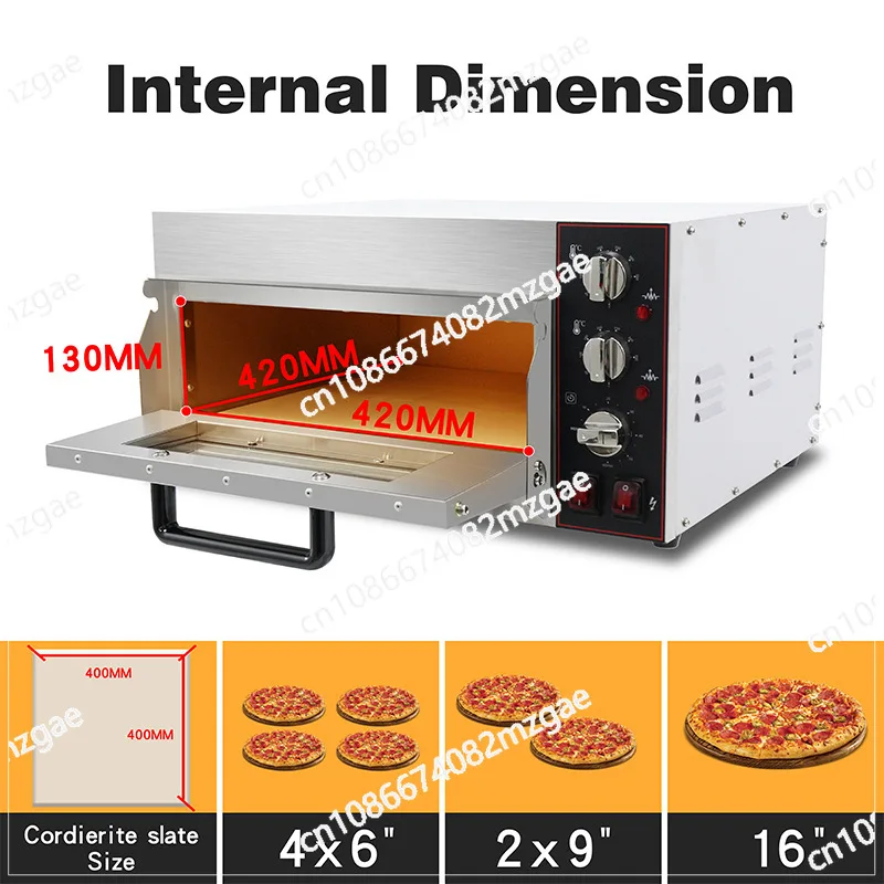 Single and double layer can bake 9 inch/12 inch pizza oven Commercial electric baking pizza oven, food baking equipment