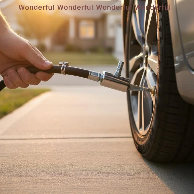 

1/4 Inch Locking Air Valve Tire Inflator 2Pcs With Sturdy Barb Car Tire Air Chuck Garage Tool For Maintenance