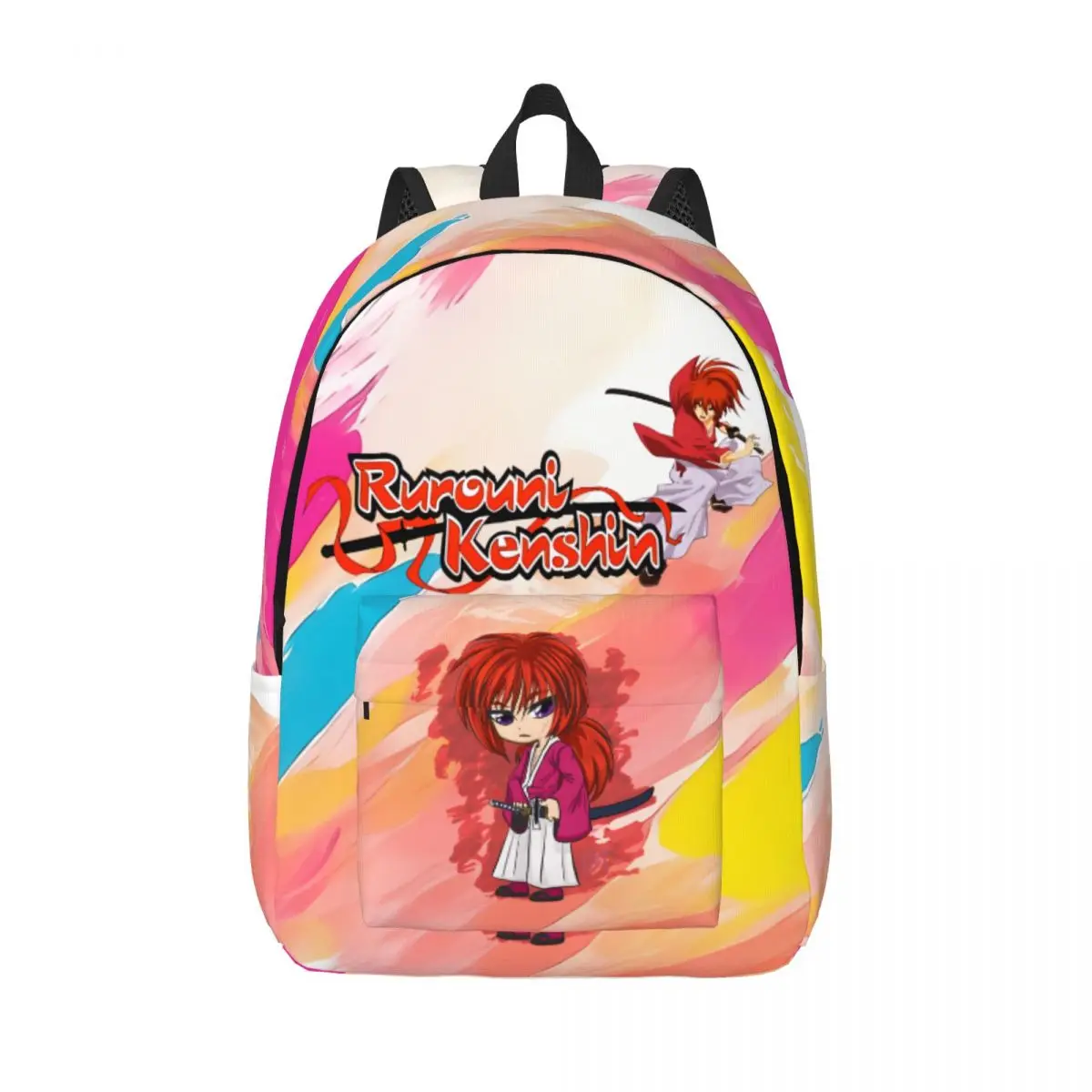 

Good Quality Adorable Laptop Bag Campus Multi Compartment Rurouni Kenshin Girl Kid Bookbag Gift