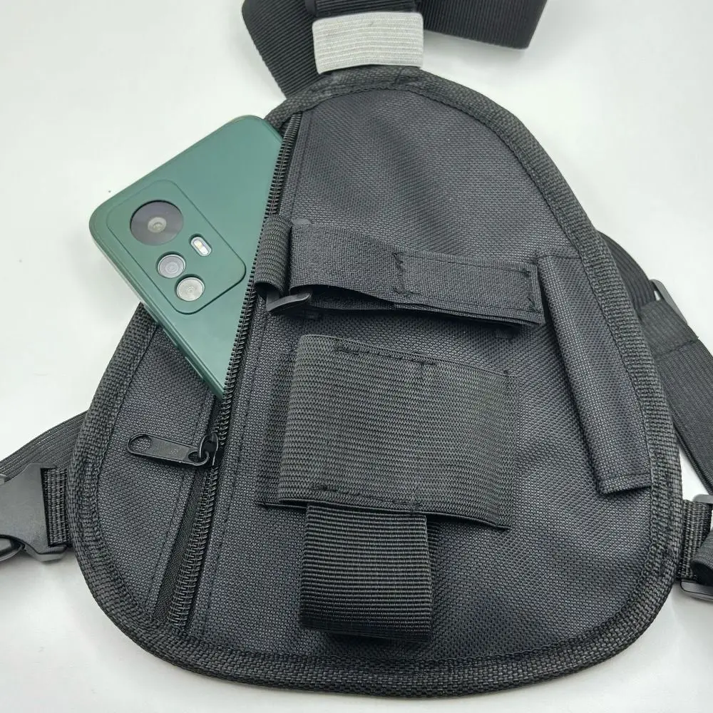 

Fashion Oxford Chest Bag Adjustable Shoulder Strap Casual Crossbody Bag Triangle Backpack for Men