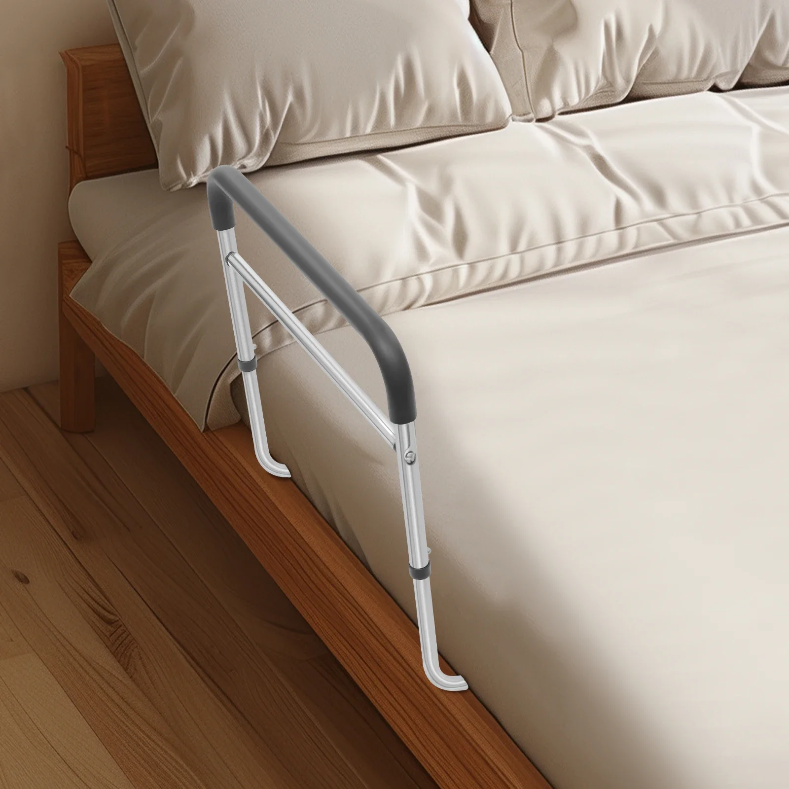 

Bed Rails for Elderly Adults Safety with Adjustable Heights Assist Support Side Railings for Seniors Classic Home Bedroom Tools