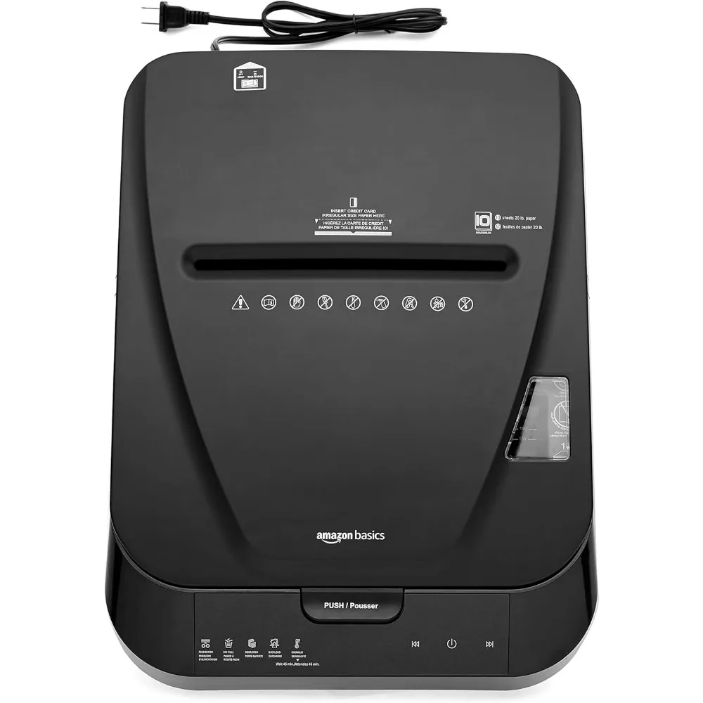 150 Sheet Autofeed Micro Cut Paper Shredder, Black