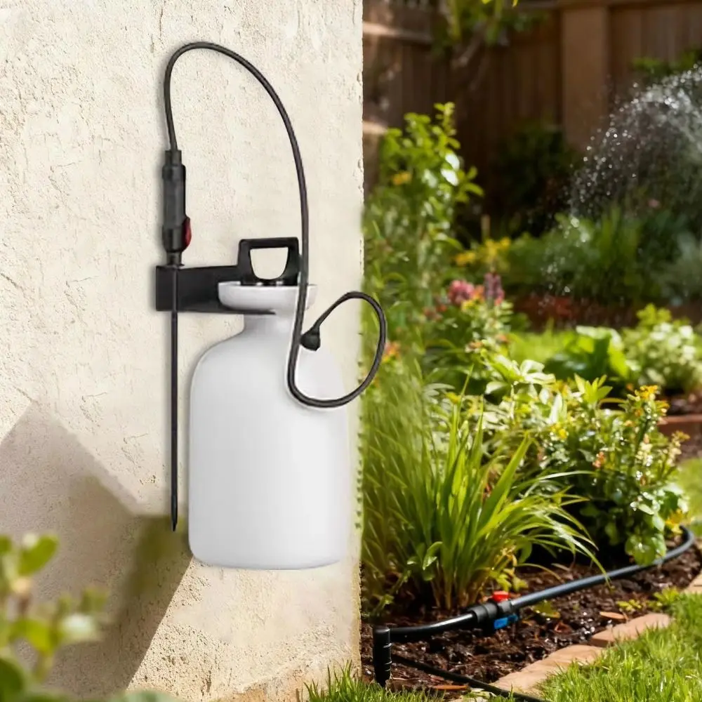 

Wall-Mounted Garden Sprayer Rack Versatile Design Rust Resistant Sprayer Holder Heavy Duty Space-Saving Wall Mount Storage