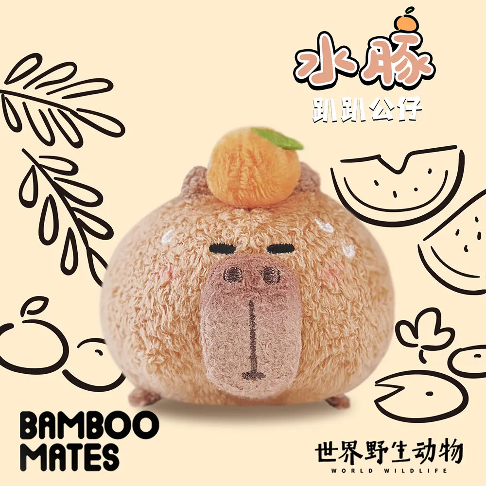 Bamboomates World Wildlife Capybara Plush Toy Gift