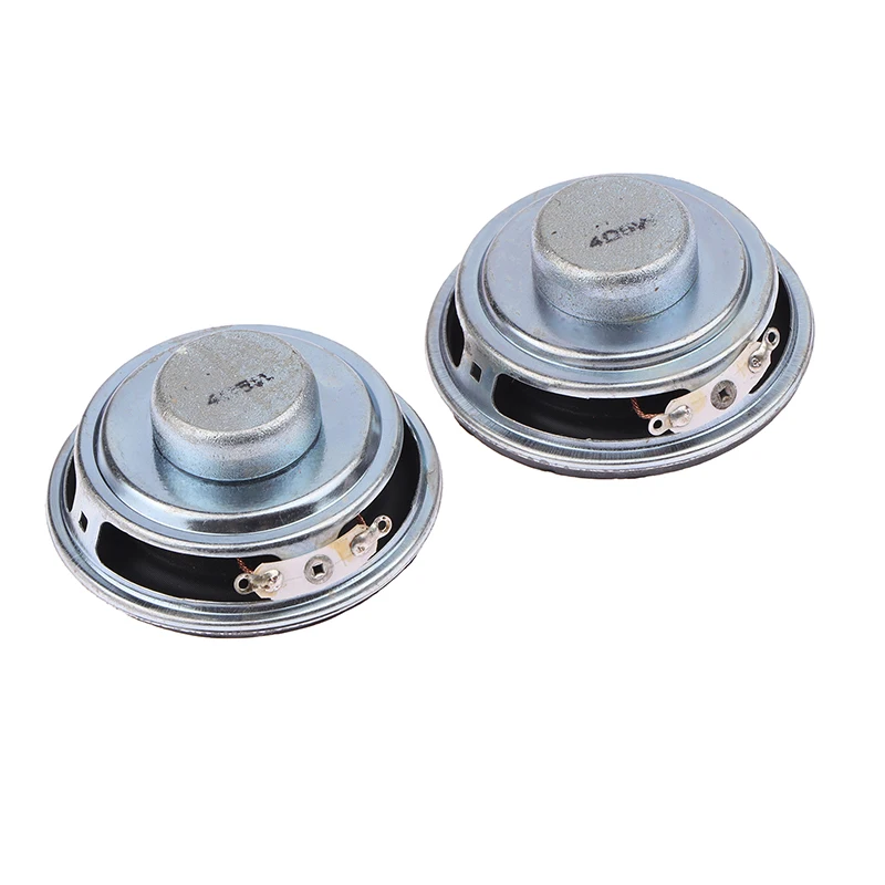 2 Stuks Mini Speaker 3 W 4r Diameter 50Mm Mini Versterker Rubberen Pakking Luidspreker Trompet 3 Watt 4 Ohm 5Cm Speakers Voor Arduino Kit