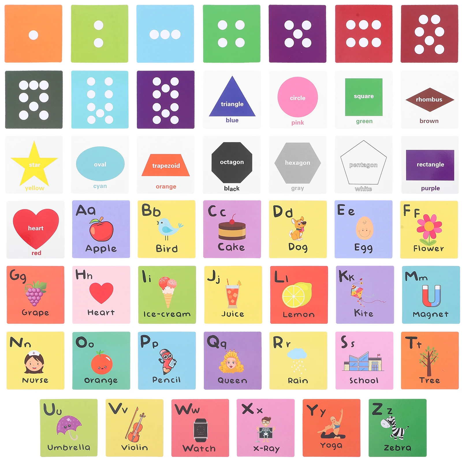 Gioco dell'alfabeto Carte di parole cognitive educative inglesi Gioco di apprendimento per bambini Carte educative precoci per bambini Lettera per bambini