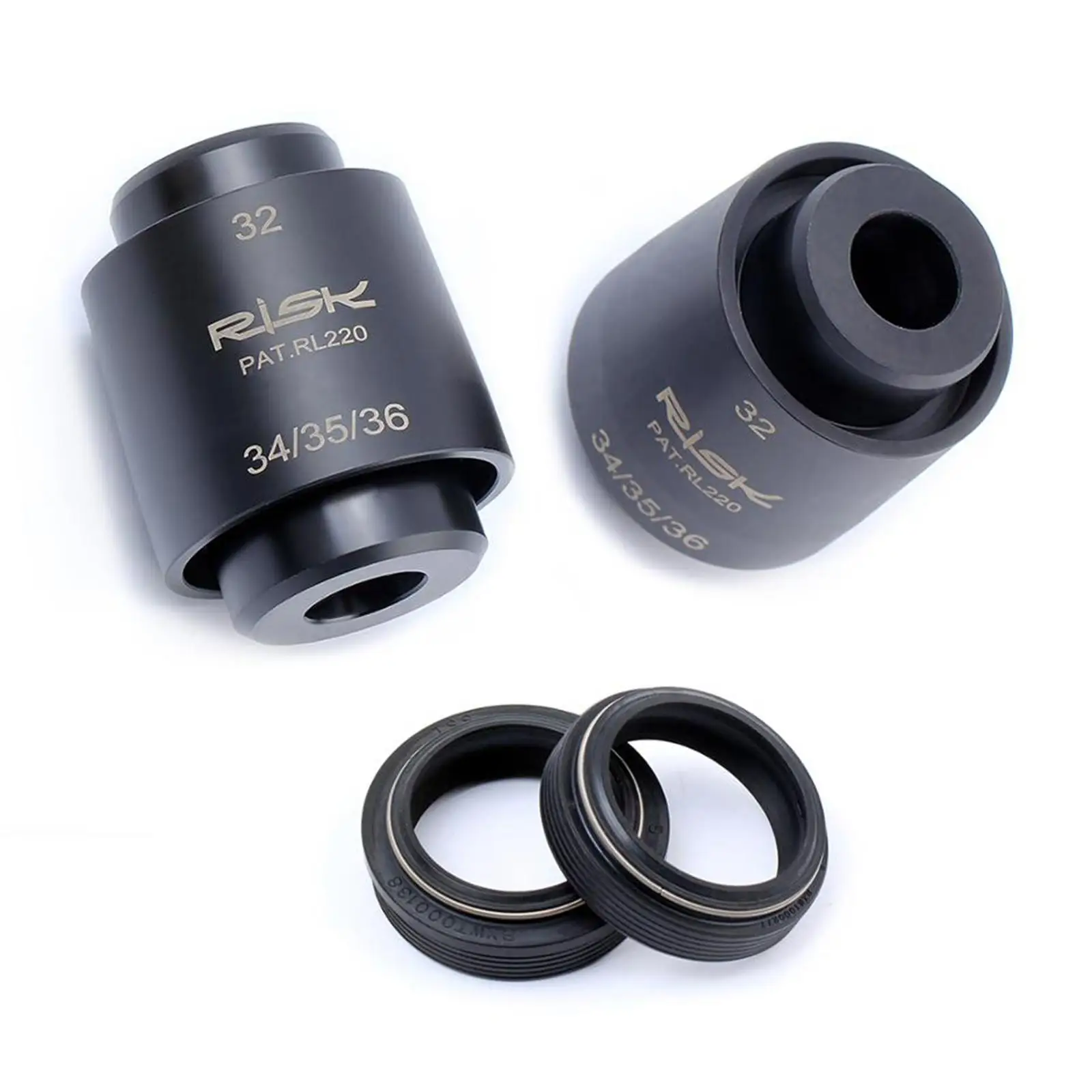 Bicycle Oil Seal Installation Tool Smooth Surface Fork Suspension Driver for MTB Bike Repair Kit Compatible 32 34 35 36 Mm