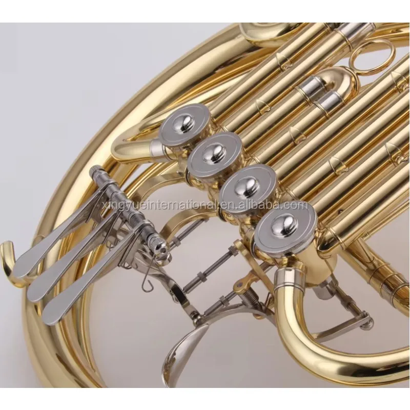 Instrumentos musicales profesionales de cuerno francés de 4 teclas