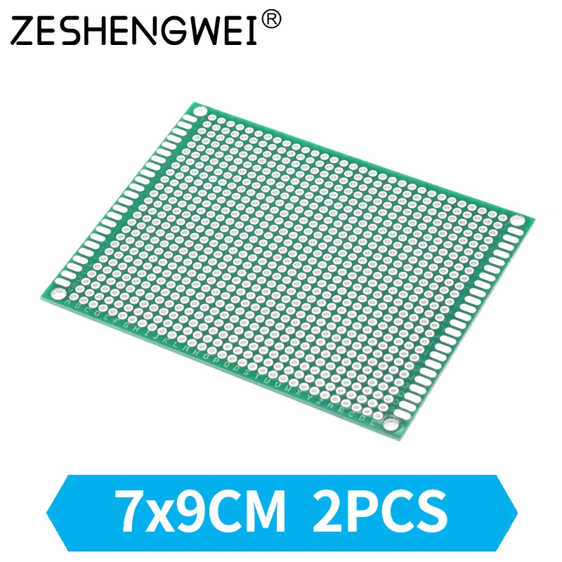 5PCS/Lot PCB Kit 7x9 5x7 4x6 3x7 2x8cm Double Side Copper Prototype pcb Universal Board electronic diy kit