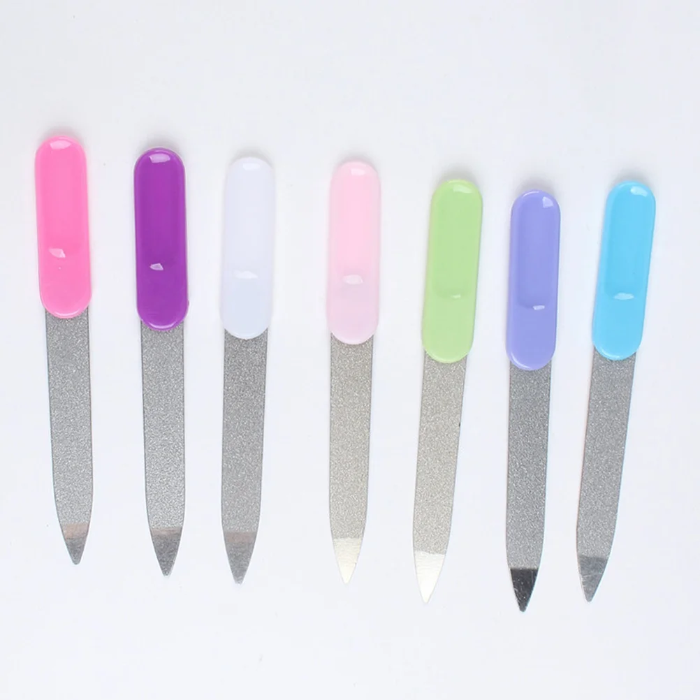 

Stainless Steel Nail File For Pretty Metallic Professional Manicure Pedicure Tool Cuticle Durable Light Easy