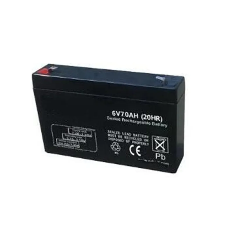 

6V 7AH VRLA Lead Acid Rechargeable Battery For Children's Electric Car Emergency Light