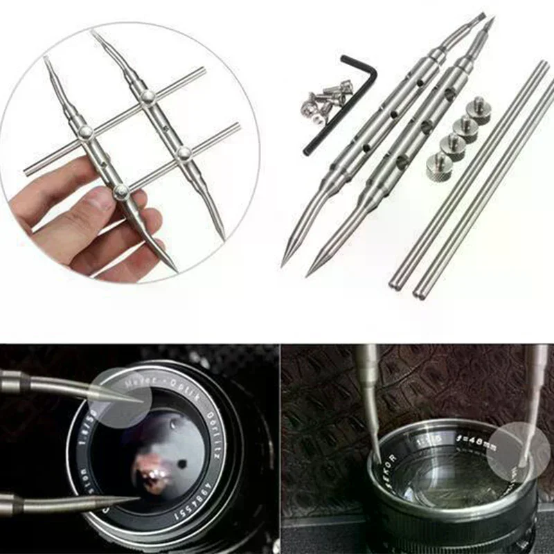 Innovative and Practical Camera Lens Repair Spanner Disassemble Wrench Open Tool Photo Studio Accessories Arc Grass Shaped