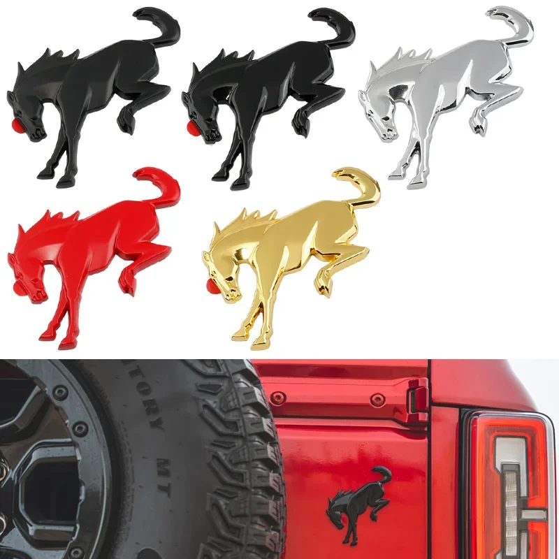 

3D Metal Car Decals Sticker For Ford Bronco 2023 2021 2022 Sport Logo Trunk Body Fender Emblem Badge Styling Sticker Accessories