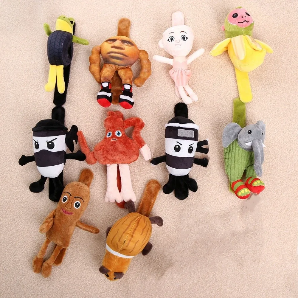 

Tungtungtung Plush Tungtungtun Wrist Toy Wristband Fluffy Plush Slap Bracelet Doll Cute Plush Hand Ring Birthday Gift