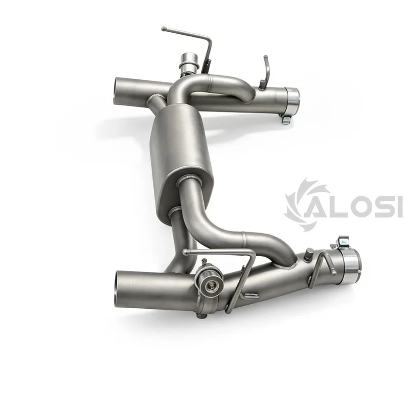 Hot-Flow SS304 Valvetronic Catback Exhaust System W/ Muffler Performance for Ferrari F8 Tributo Spider 3.9T V8 Racing Parts