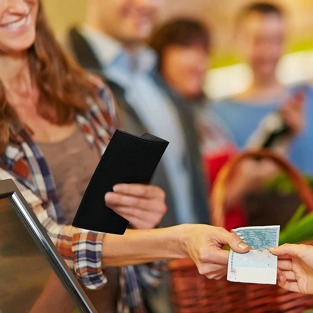 

EF-3 Pieces Cash Envelopes Wallet Wallet Waterproof Flat Wallet Metal Snap Wallet Reusable Envelopes Purse For Wedding