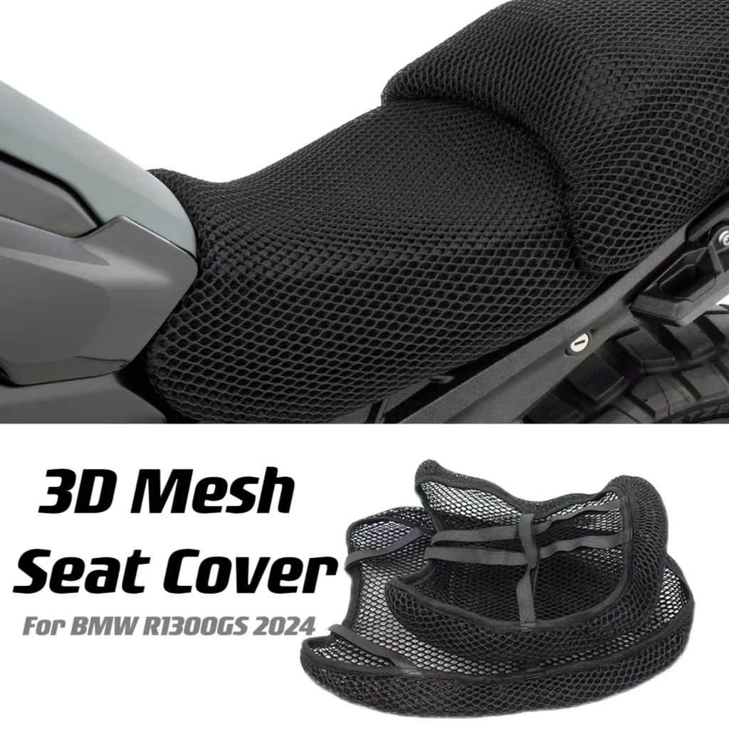 3D Mesh Seat Cover Motorcycle Air Flow Seat Cover Airflow Seat Protection For BMW R1200 R1250 GS ADV 2014-2024